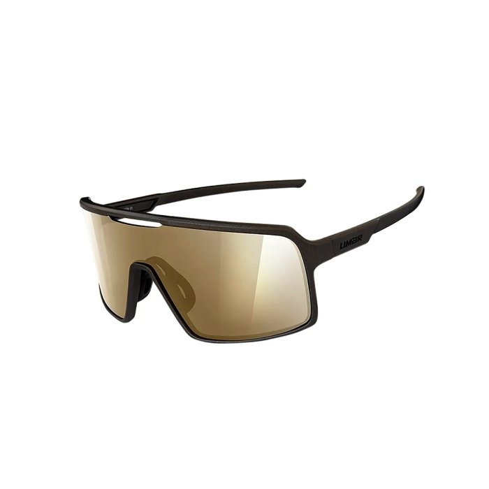 (Liquidação!) Óculos de Ciclismo Limar Argo  Dourado ou Preto (Projetados e estilizados na Itália)