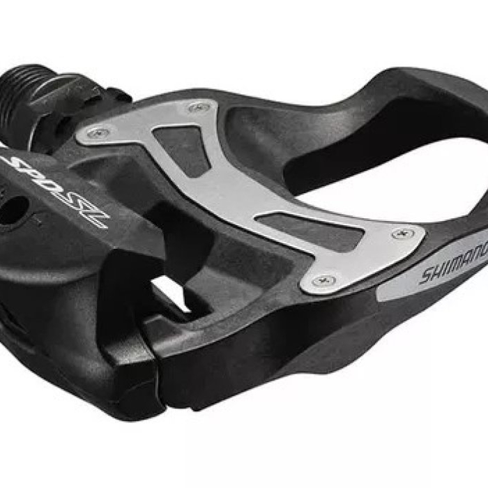 Pedais para ciclismo de estrada Shimano PD-R550 pretos com tacos EPDR550 