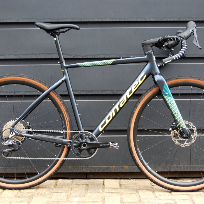 Bicicleta Gravel Corratec Allroad A1  BLACK/YELLOW 1X11 GRX  tam 52 - SEMINOVA