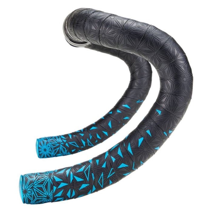 Fita de guidão Supacaz PRETO COM AZUL NEON BT-49