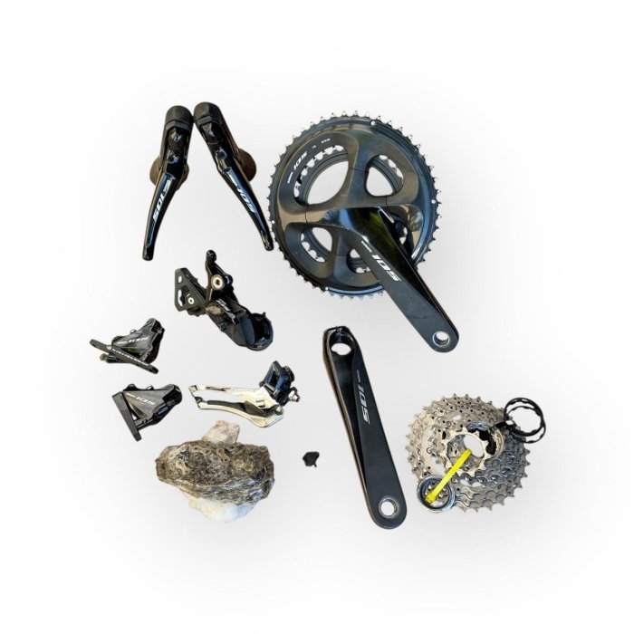 Grupo de Marchas Road Shimano 105 R7000 de 11V 172.5mm 50-34 MS 11X30 - Usado