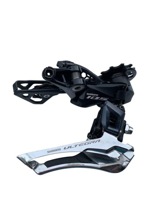 Kit Câmbios Shimano 11v: Dianteiro Ultegra R8000 + Traseiro 105 R7000 Gs