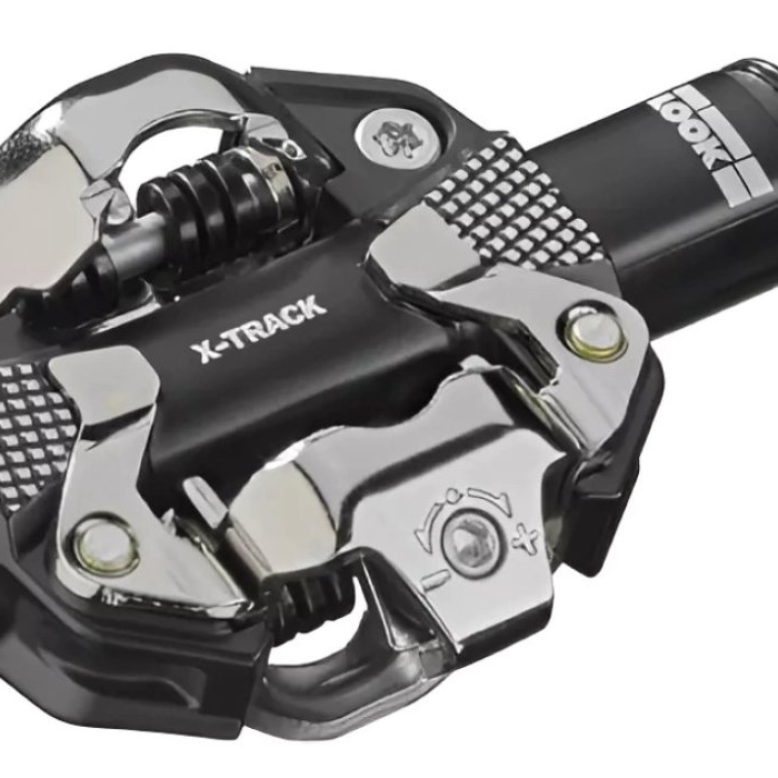 Par De Pedais Look X-Track MTB - Ajustável - Preto/Cinza