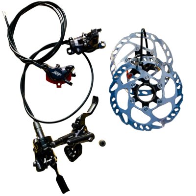 Par Freios Shimano Deore XT M8100 Com Discos RT70 Usado IMPECÁVEL