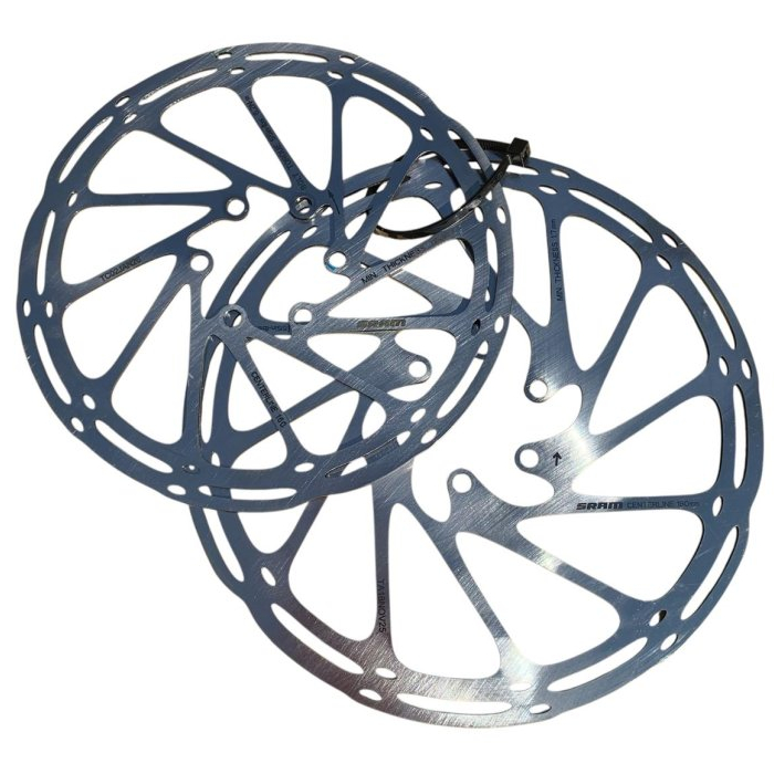 Par Rotores SRAM CenterLine 180mm 160mm 6 Furos Novos 270g 