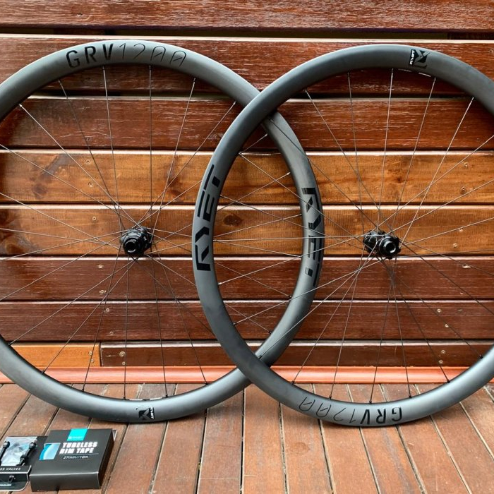 Rodas de Carbono RYET GRV 1200 Disc 700C (Gravel / Road) Freehub SRAM XDR  - NOVAS