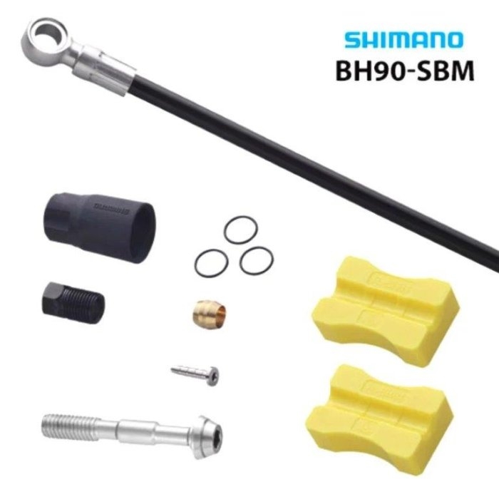 Mangueira de Freio Shimano SM-BH90 BR-M987 2000MM Com Banjo (ISMBH90SBML200) 1260987