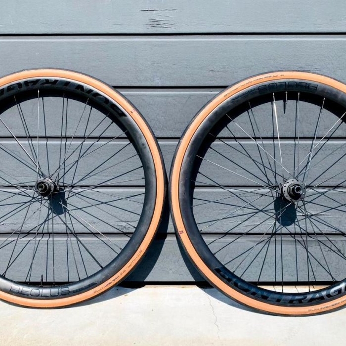 Rodas de estrada Bontrager Aeolus Elite 35 TLR para disco c/ pneus